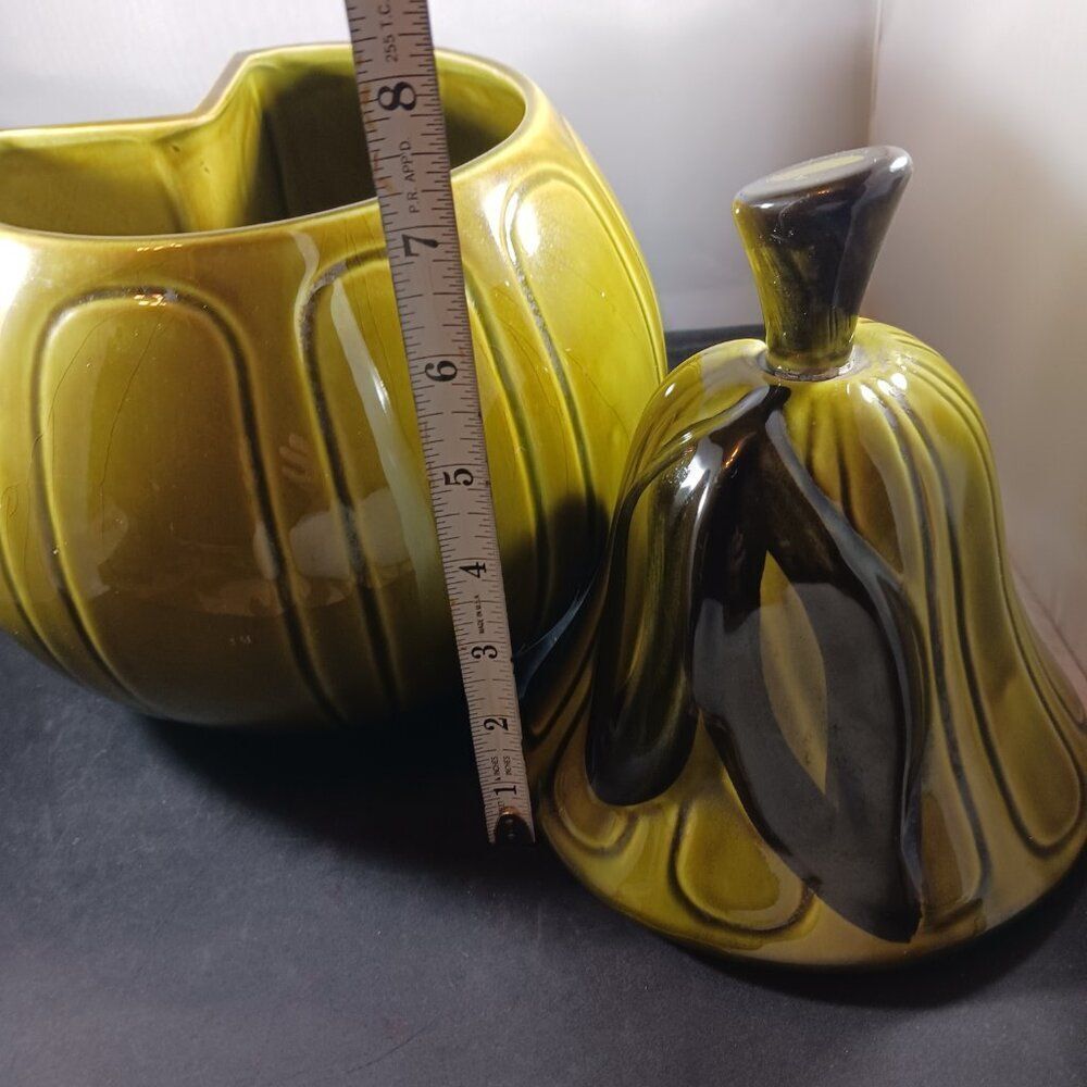 Vintage 1964 Los Angeles Potteries Pear-Shaped Large Cookie Jar - Picture 8 of 12
